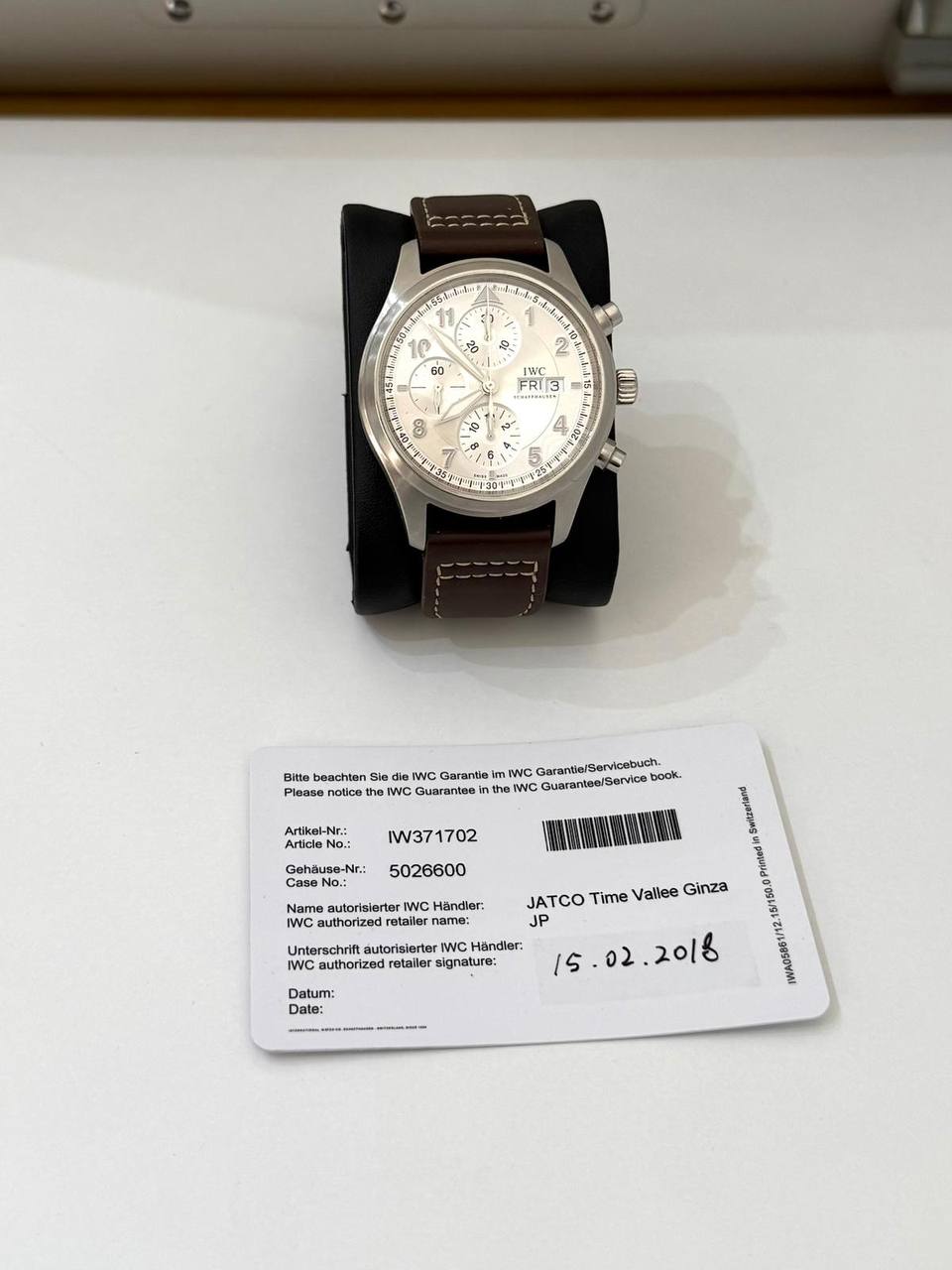 IWC PILOT SPITFIRE CHRONOGRAPH 42 MM