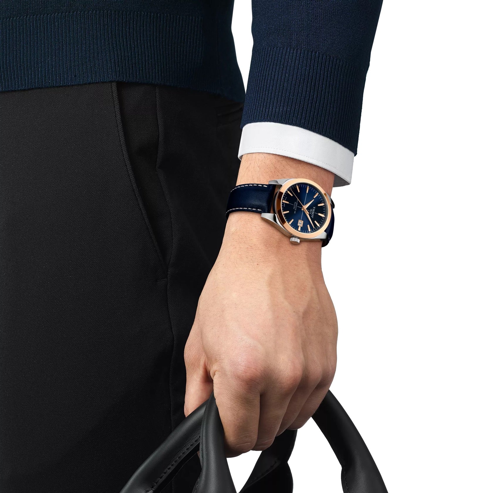 TISSOT GENTLEMAN GOLD BEZEL 40 MM