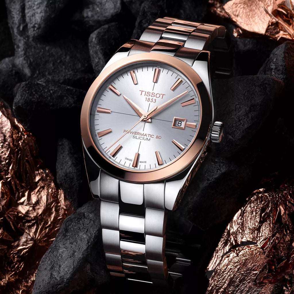 TISSOT GENTLEMAN GOLD BEZEL 40 MM