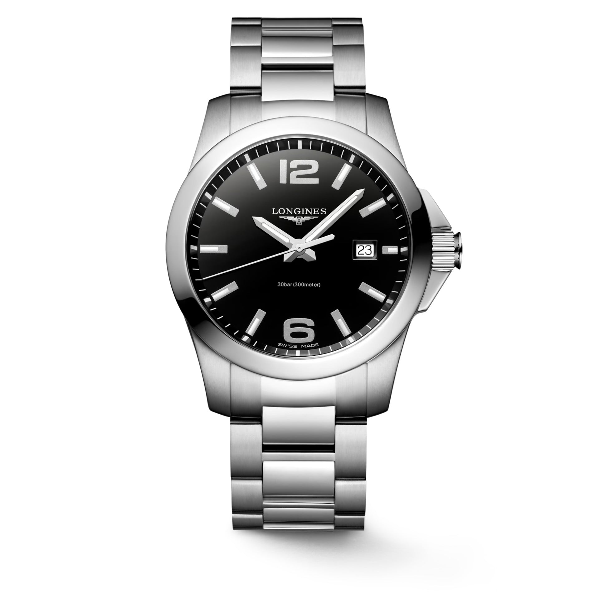 LONGINES CONQUEST NEGRO