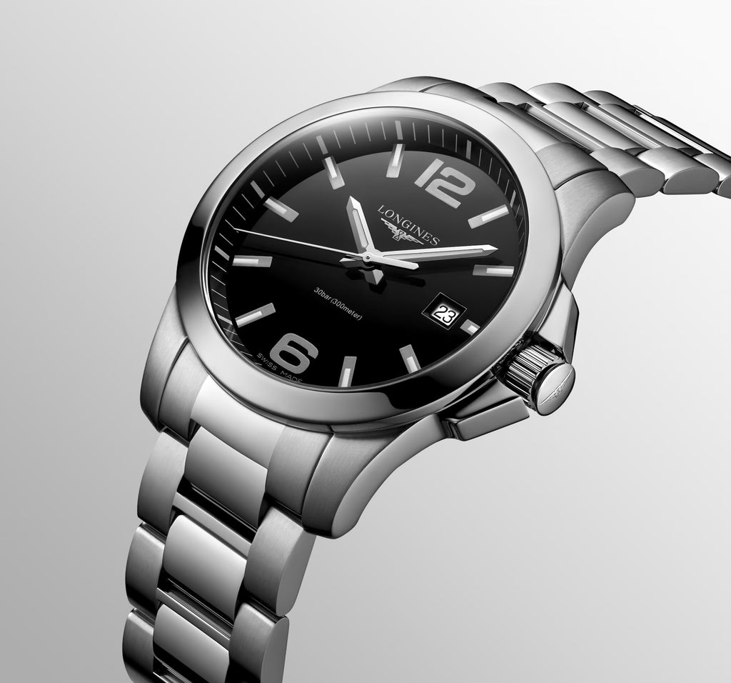 LONGINES CONQUEST NEGRO