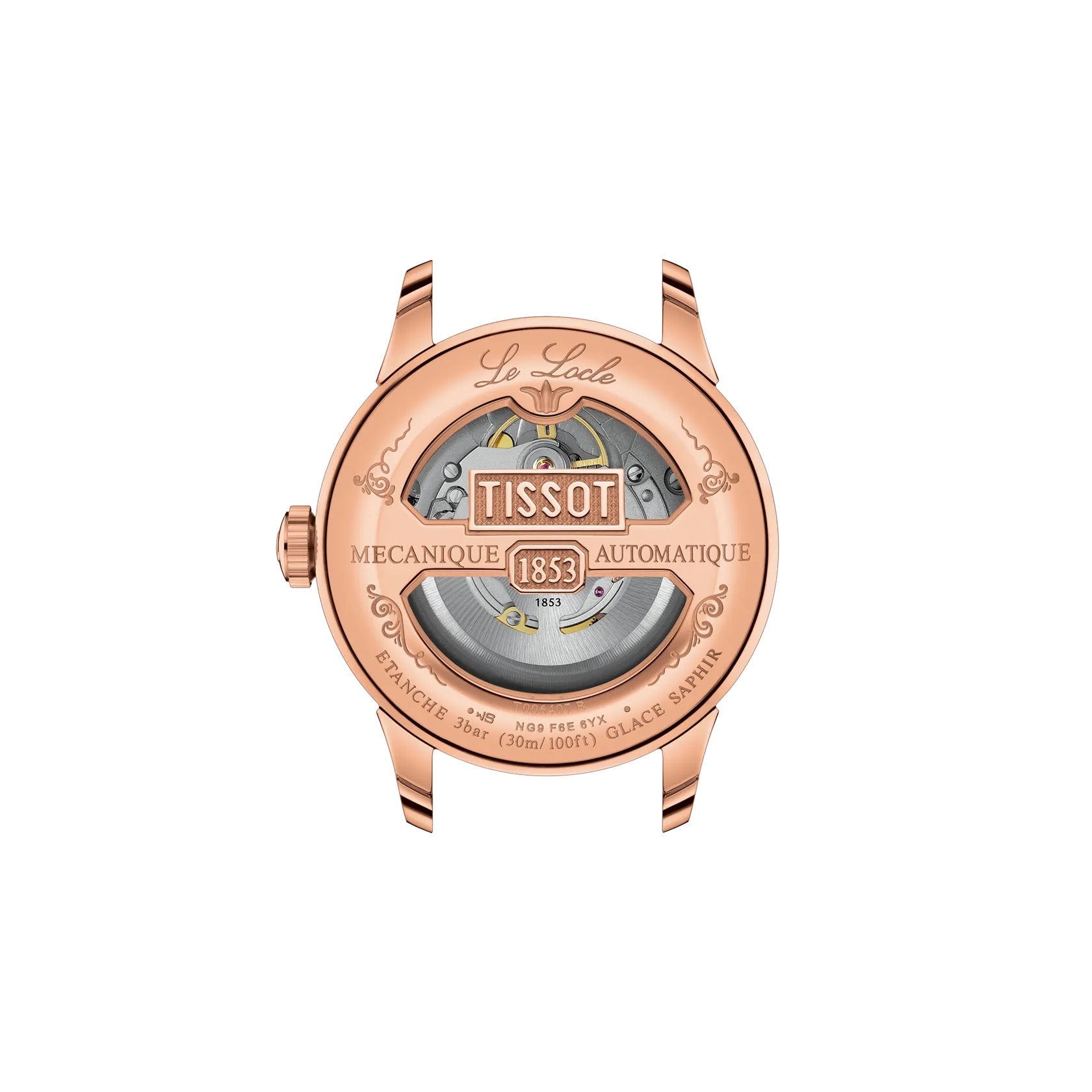 TISSOT LE LOCLE 39MM PVD ORO ROSA