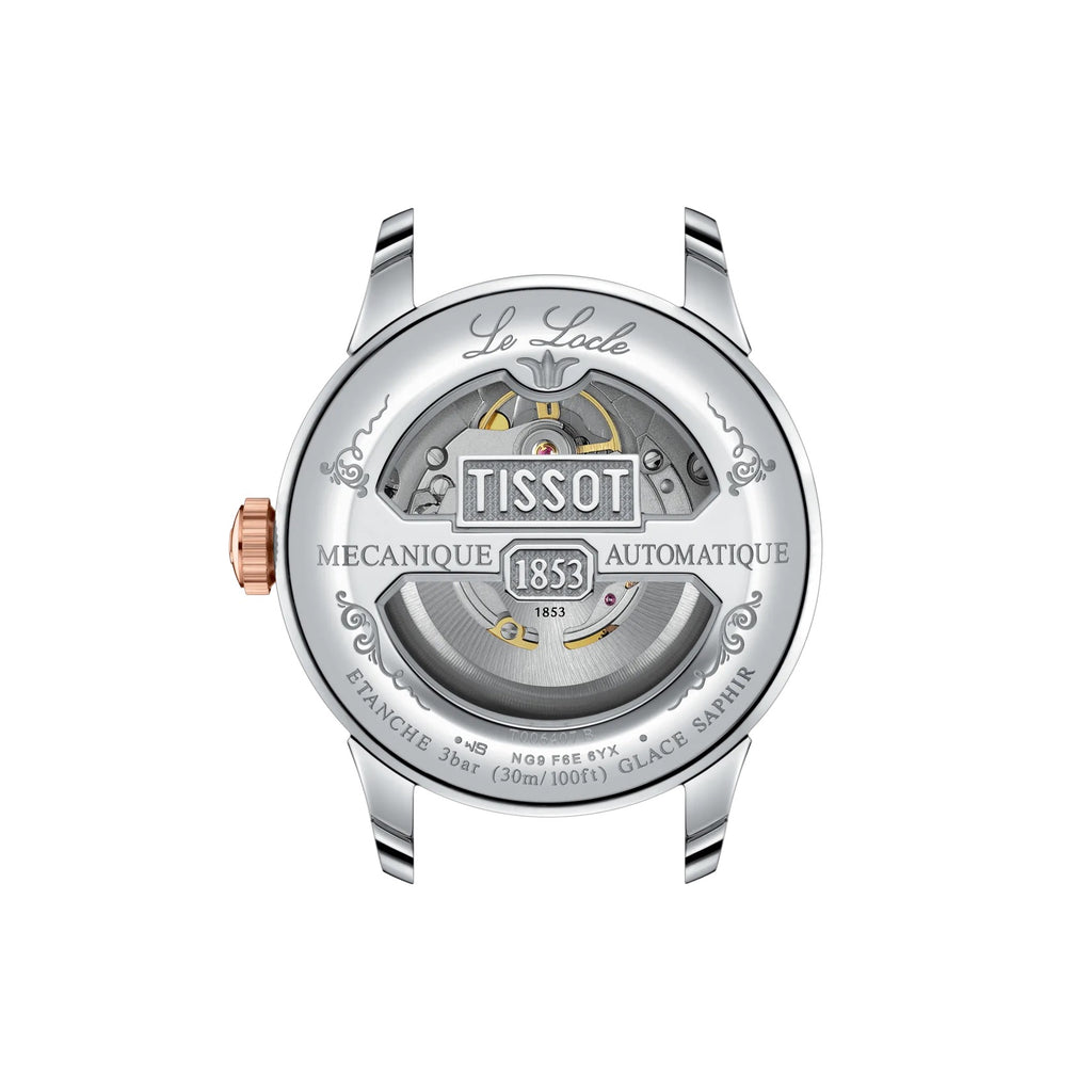 TISSOT LE LOCLE 39MM PVD ORO ROSA