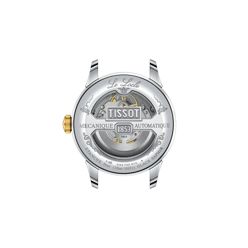 TISSOT LE LOCLE 39MM PVD ORO AMARILLO