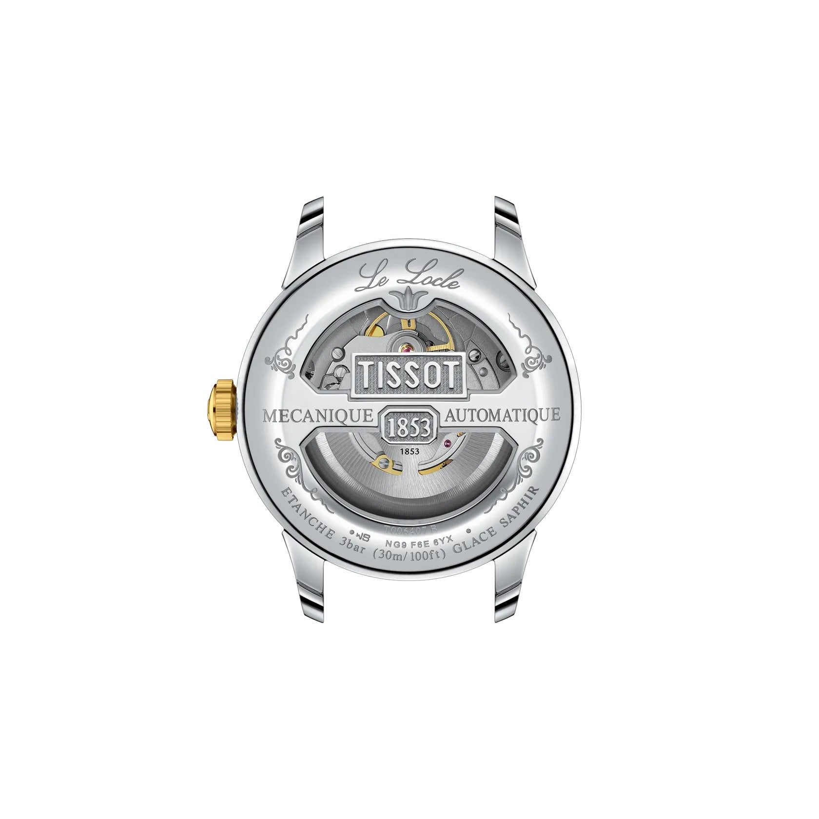 TISSOT LE LOCLE 39MM PVD ORO AMARILLO