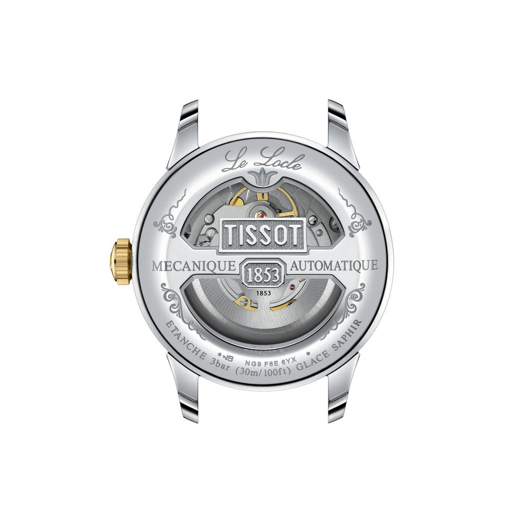 TISSOT LE LOCLE 39MM PVD ORO AMARILLO