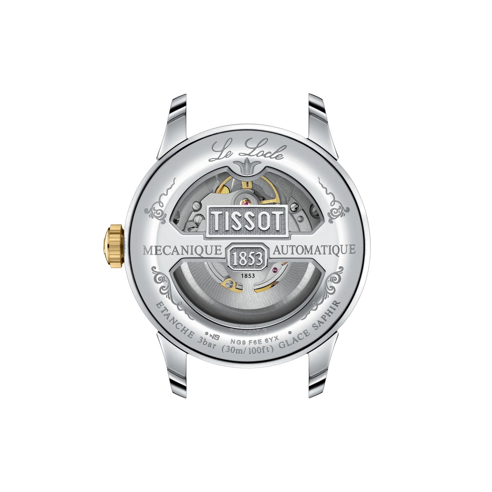 TISSOT LE LOCLE 39MM PVD ORO AMARILLO