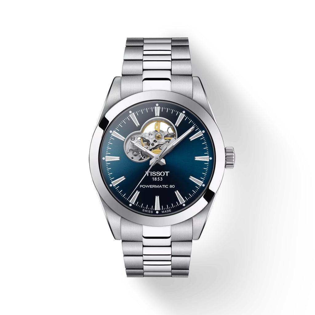 TISSOT GENTLEMAN OPEN HEART 40 MM POWERMATIC 80