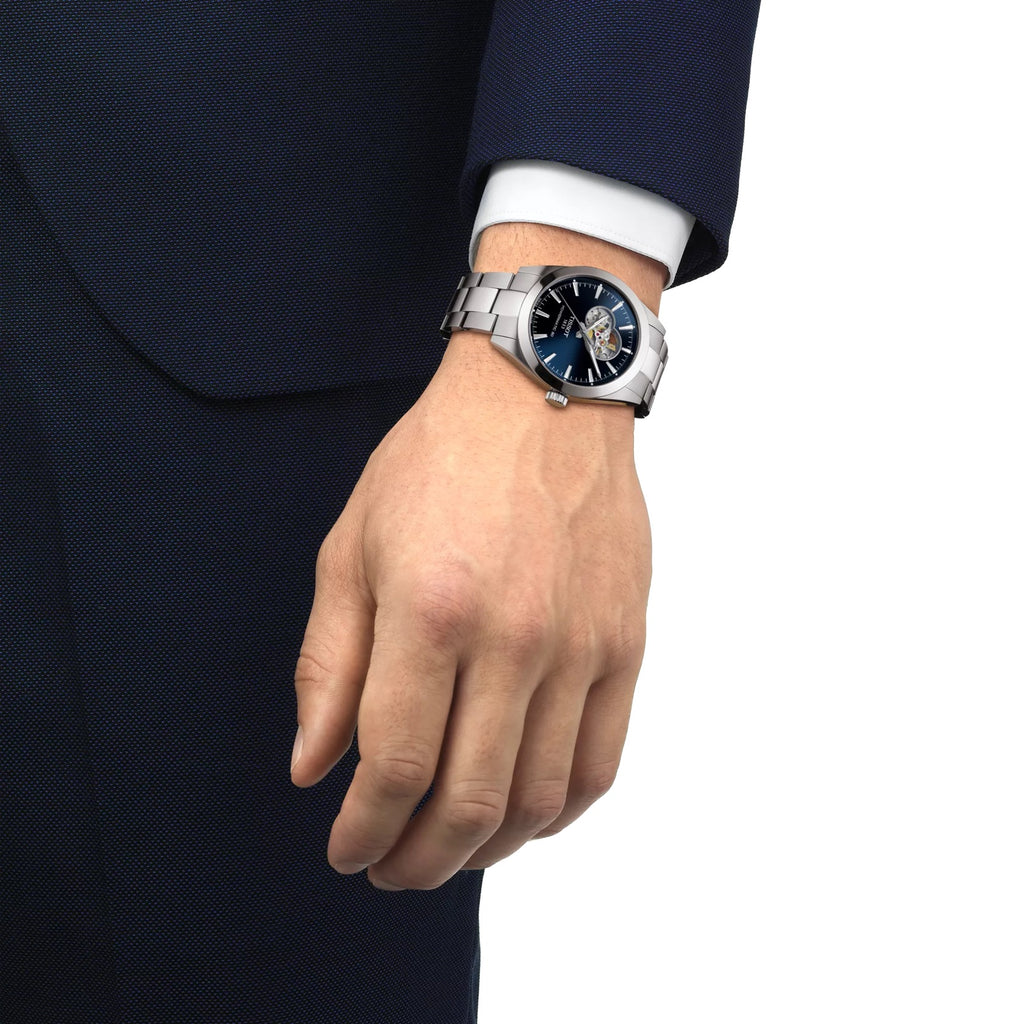 TISSOT GENTLEMAN OPEN HEART 40 MM POWERMATIC 80