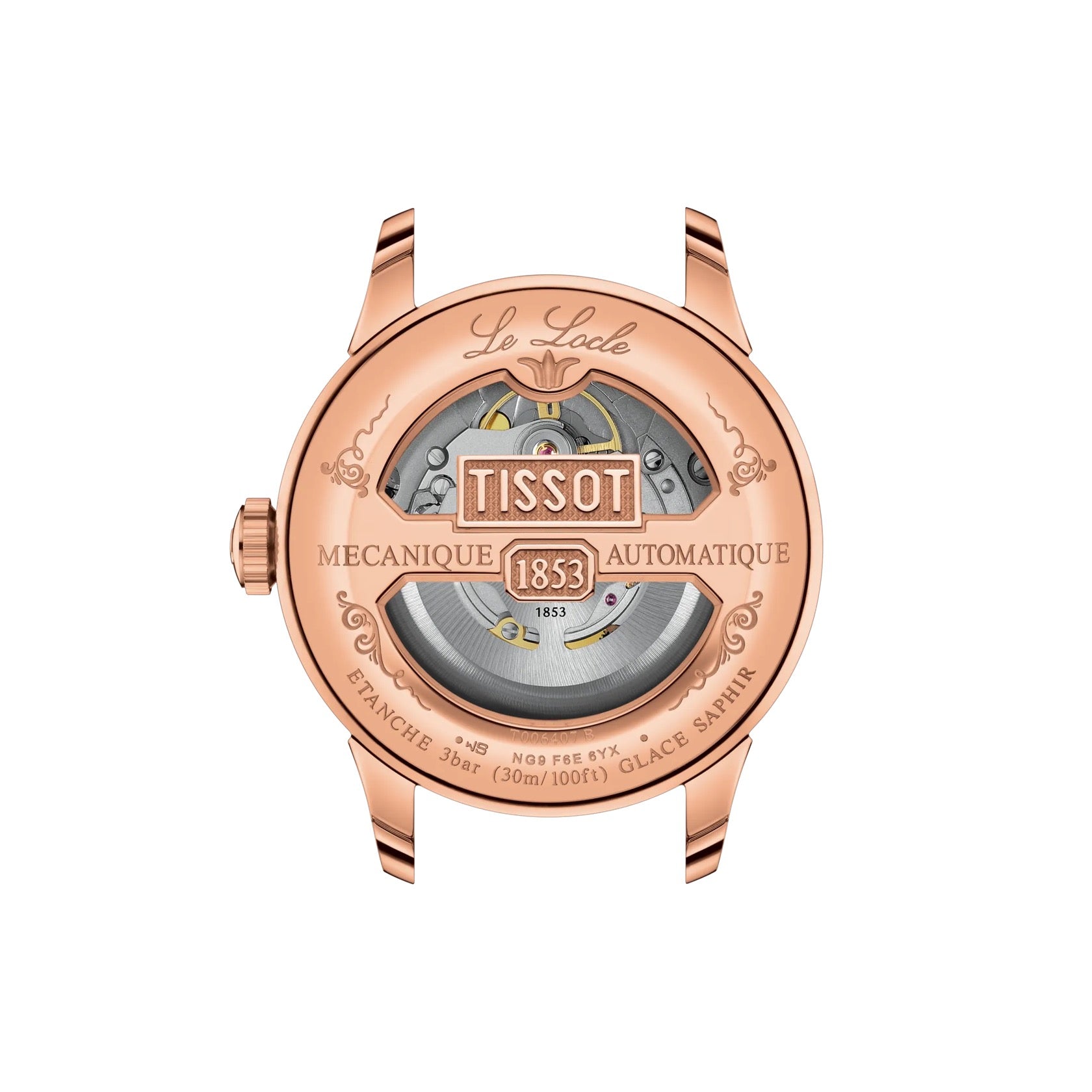 TISSOT LE LOCLE 39MM PVD ORO ROSA