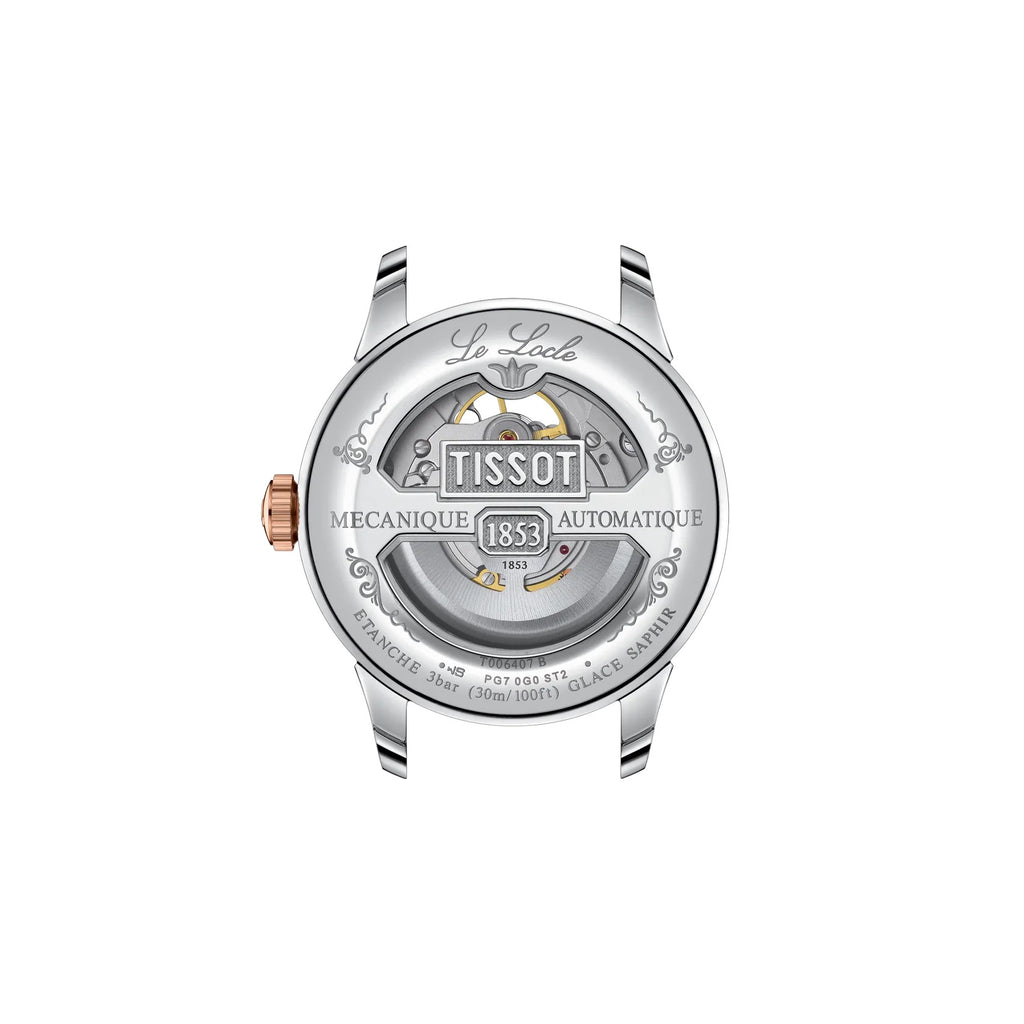 TISSOT LE LOCLE OPEN HEART 39MM