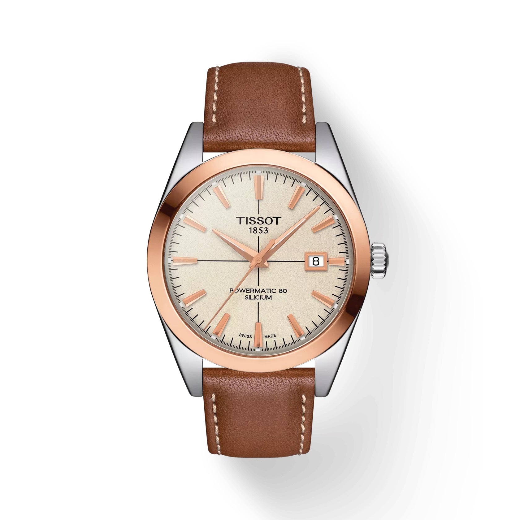 TISSOT GENTLEMAN GOLD BEZEL 40 MM