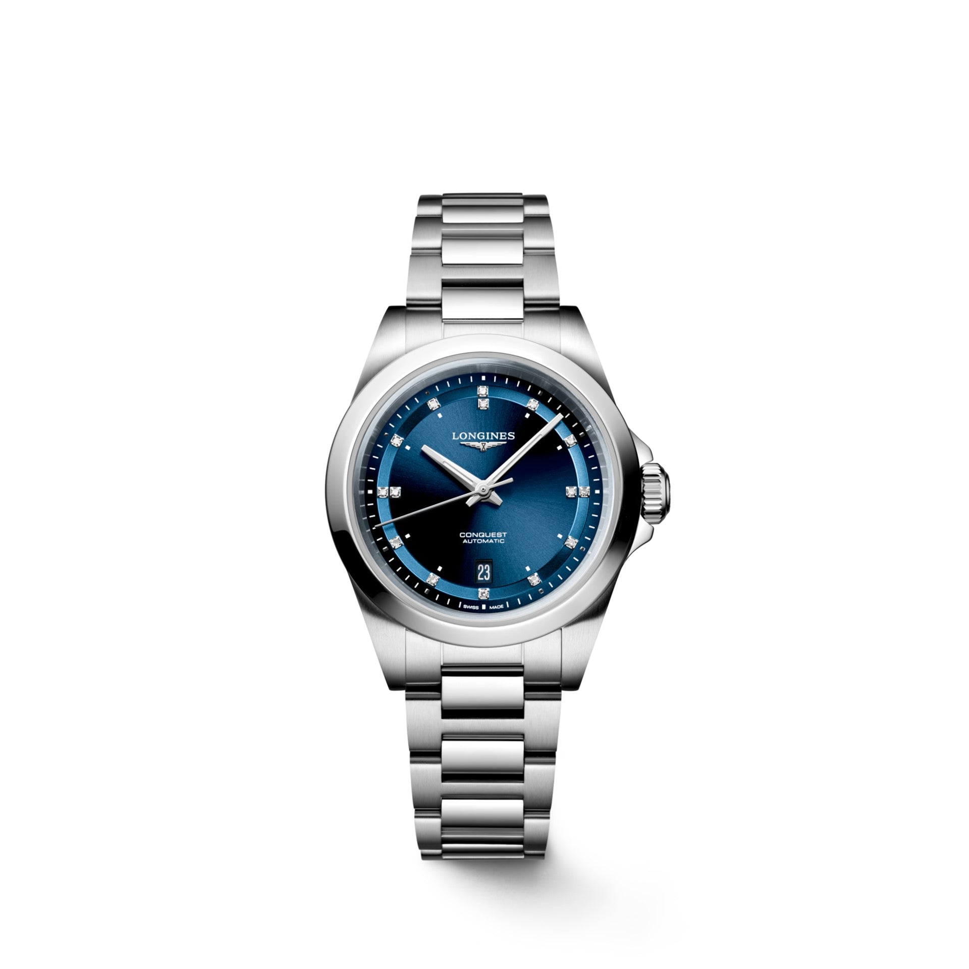 LONGINES CONQUEST CON DIAMANTES 30MM